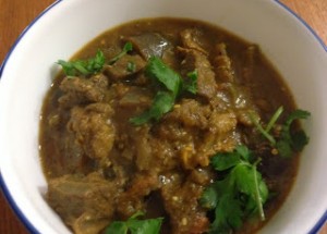 Mutton Brinjal Curry