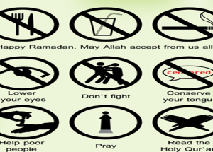 Some Common mistakes made by Muslims in Ramadaan